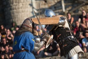 tournoi-faucon-noir-combat-behourt-romain-gibier-forteresse-montbazon