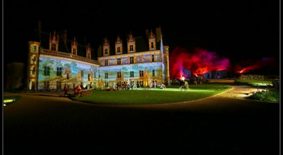 Spectacle nocturne au chateau royal d'Amboise