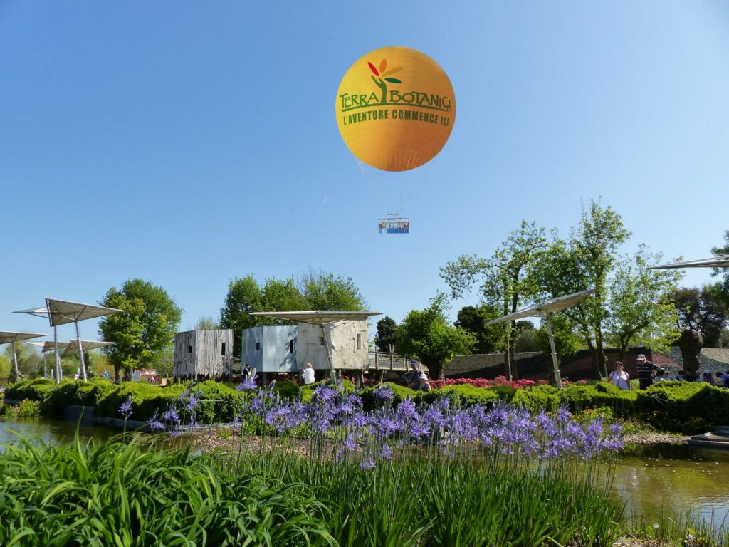 Le ballon captif à Terra botanica CC Terra botanica