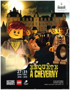 affiche-enquete-a-cheverny-2018-2019-lego©ChâteaudeCheverny