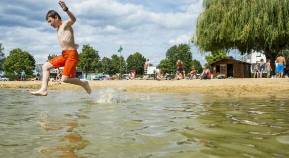 Baignade au Parc Capitaine - Bourgueil