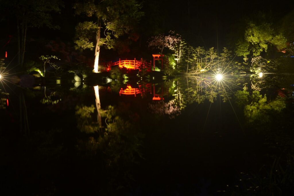 Nocturne au Parc Oriental de Maulévrier