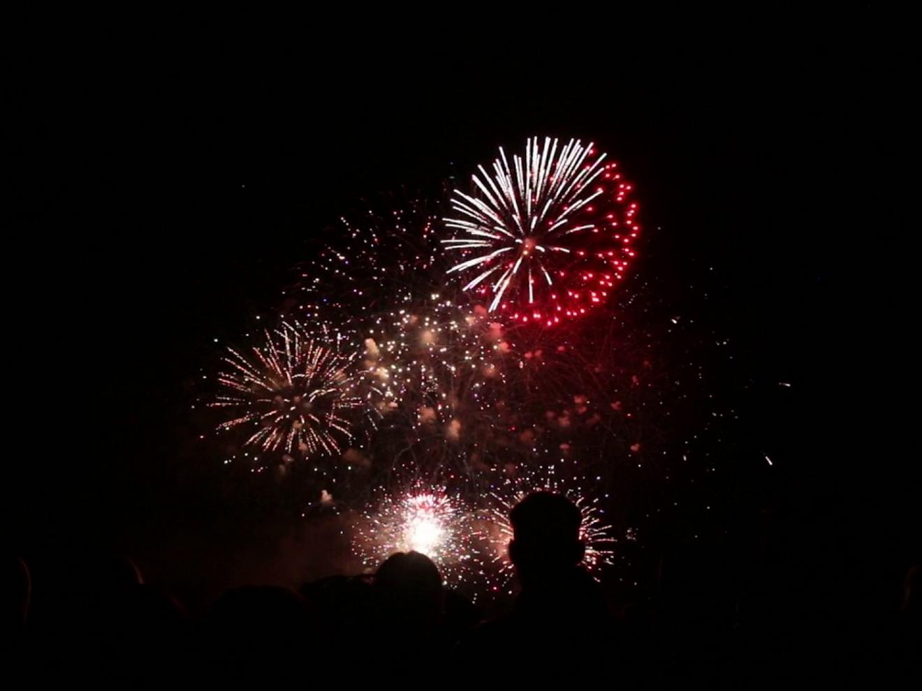 Feu d'artifice au lac d'Auron - Bourges