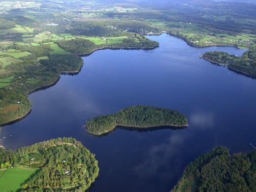 lac dessettons vue aérienne