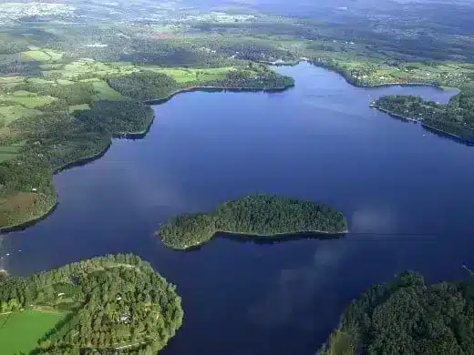 lac dessettons vue aérienne