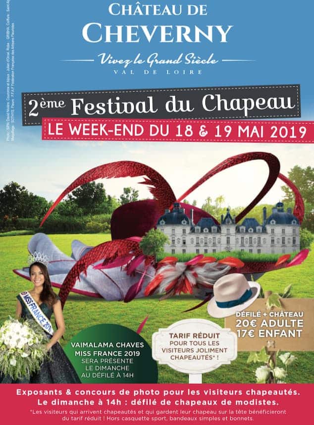 festival du chapeau - chateau de cheverny