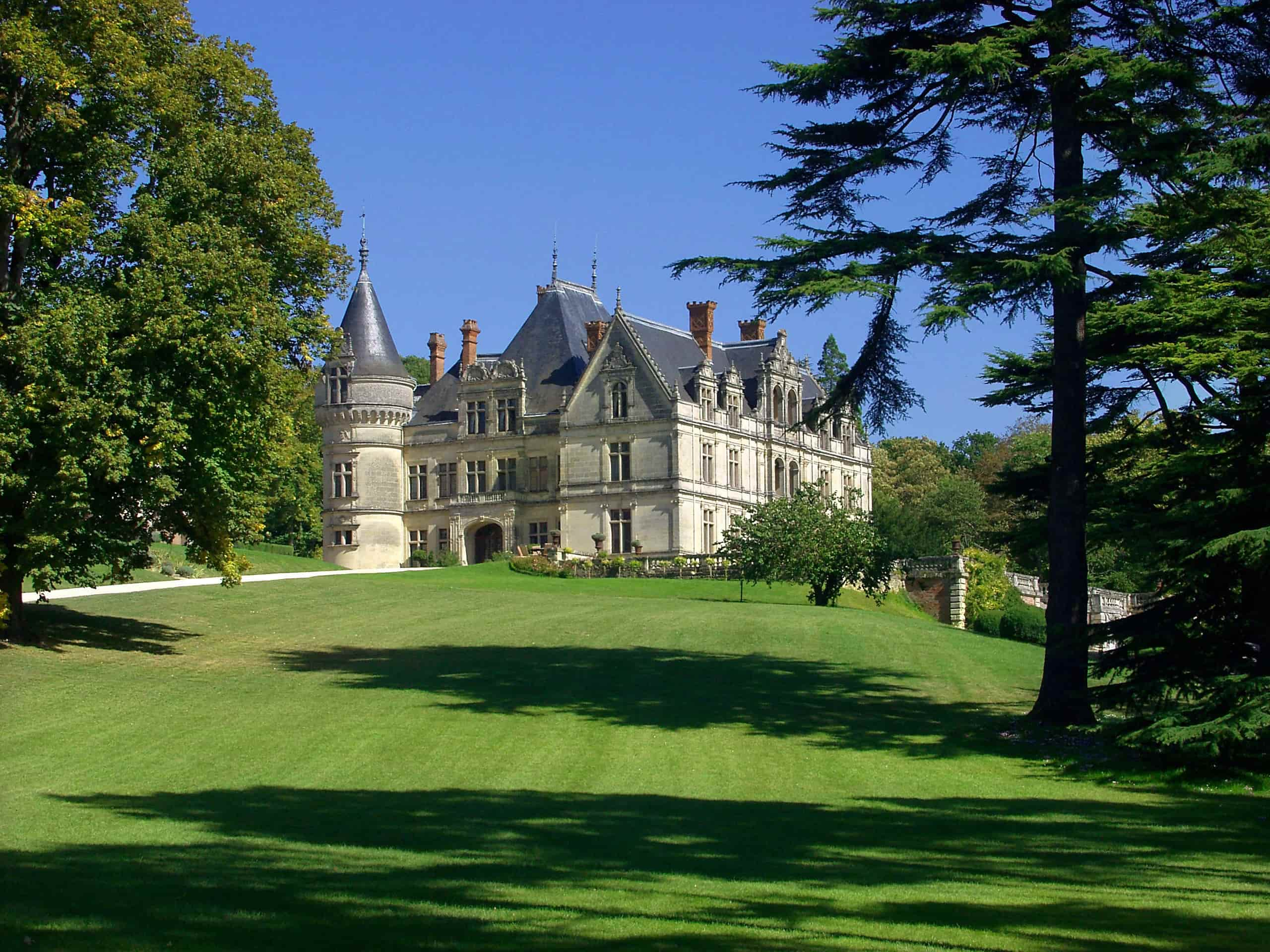 Vue de la Bourdaisière