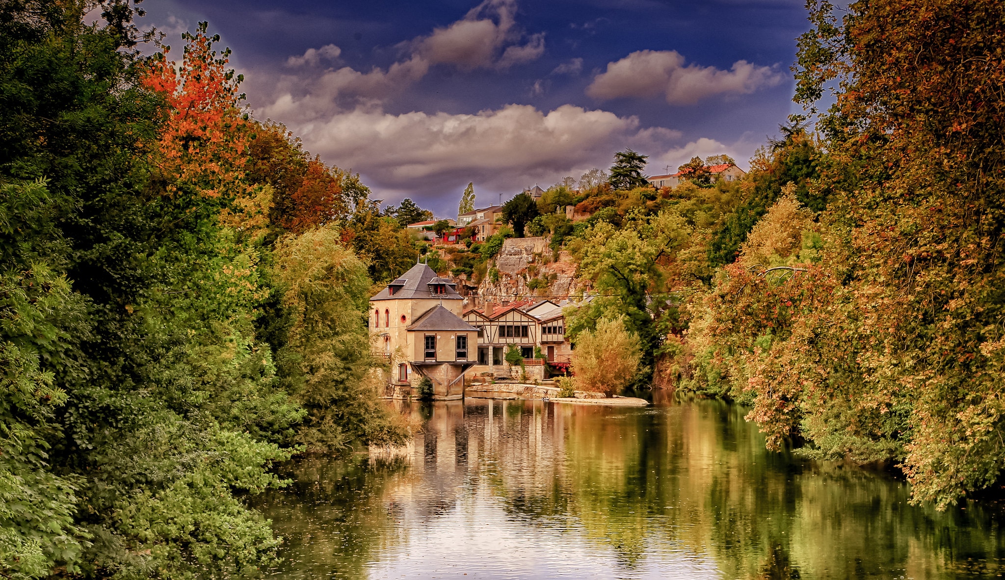 Rives du Clain à Poitiers