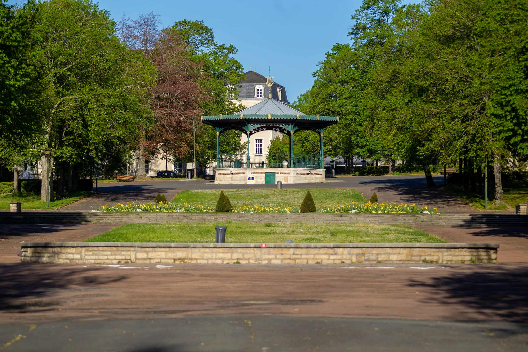 le parc roger salengro à Nevers