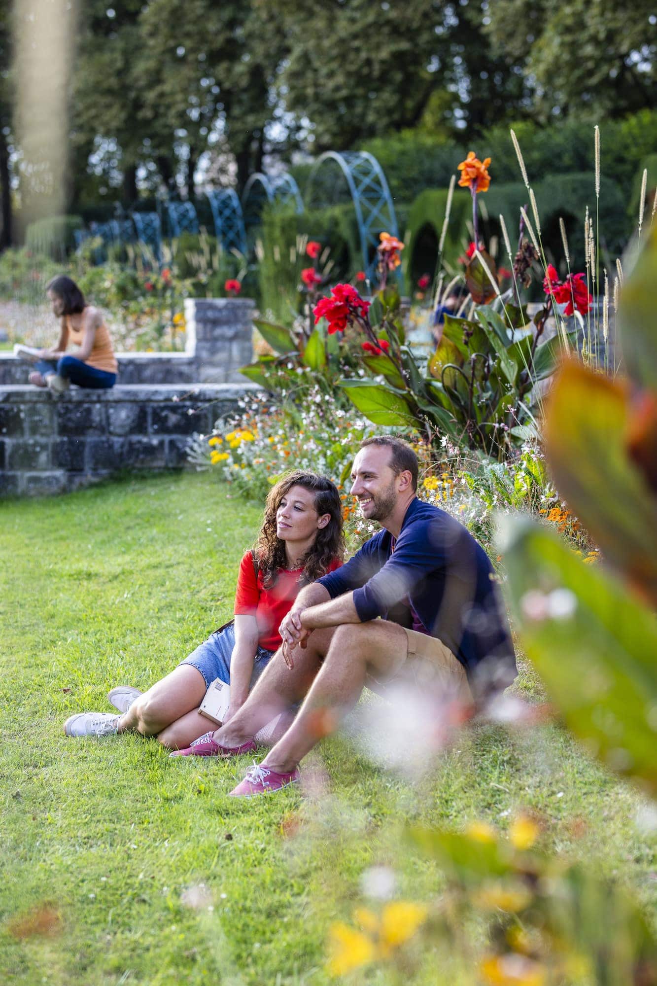 couple au jardin prés fichaux à bourges