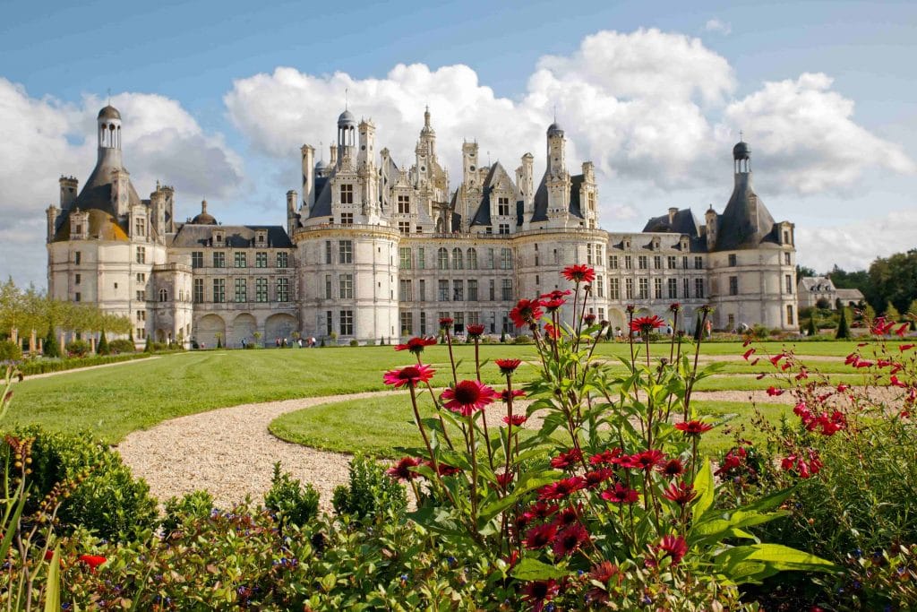 Les jardins à la française du château de Chambord © Christophe Mouton