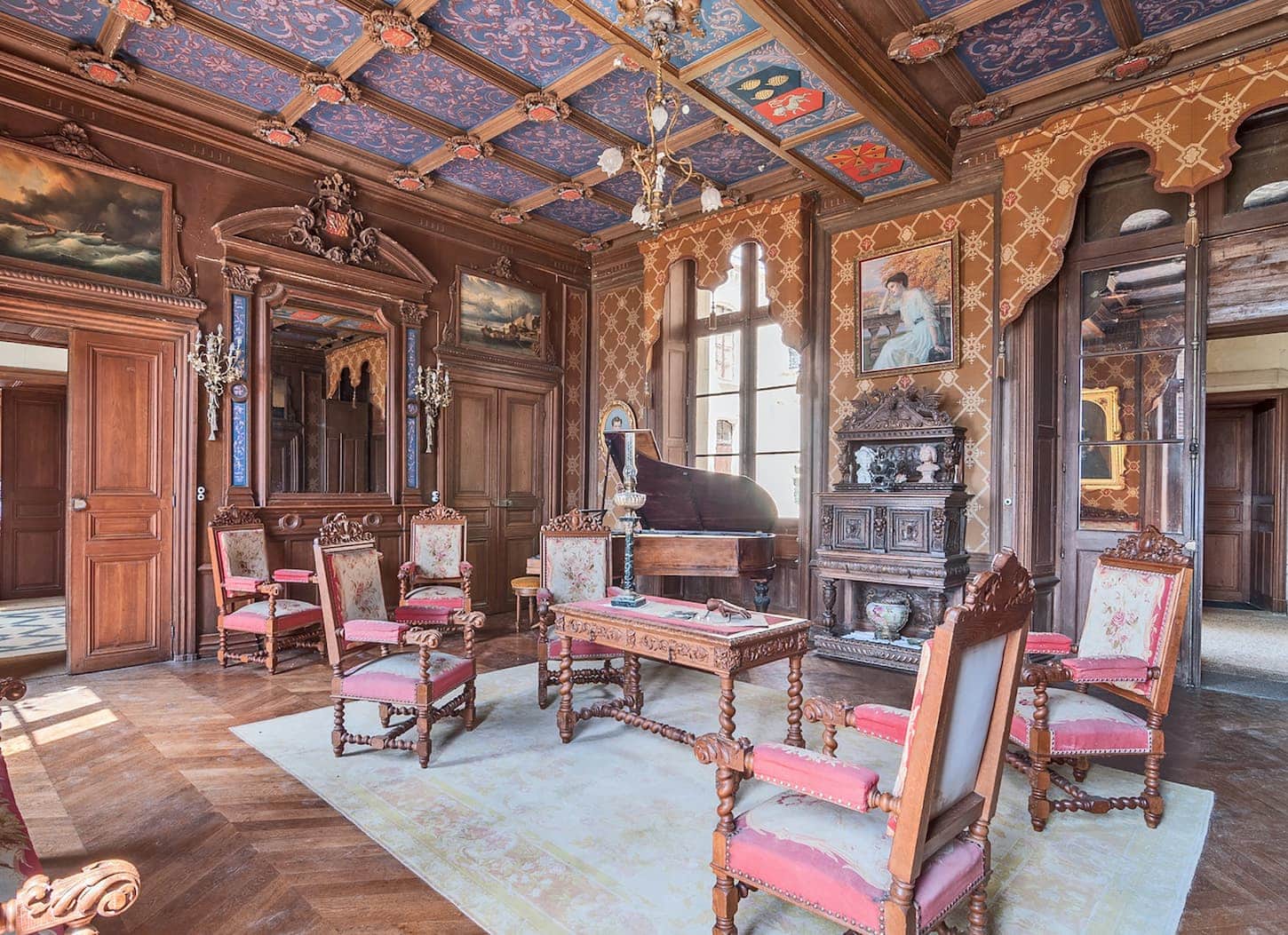 Intérieur château de Ternay