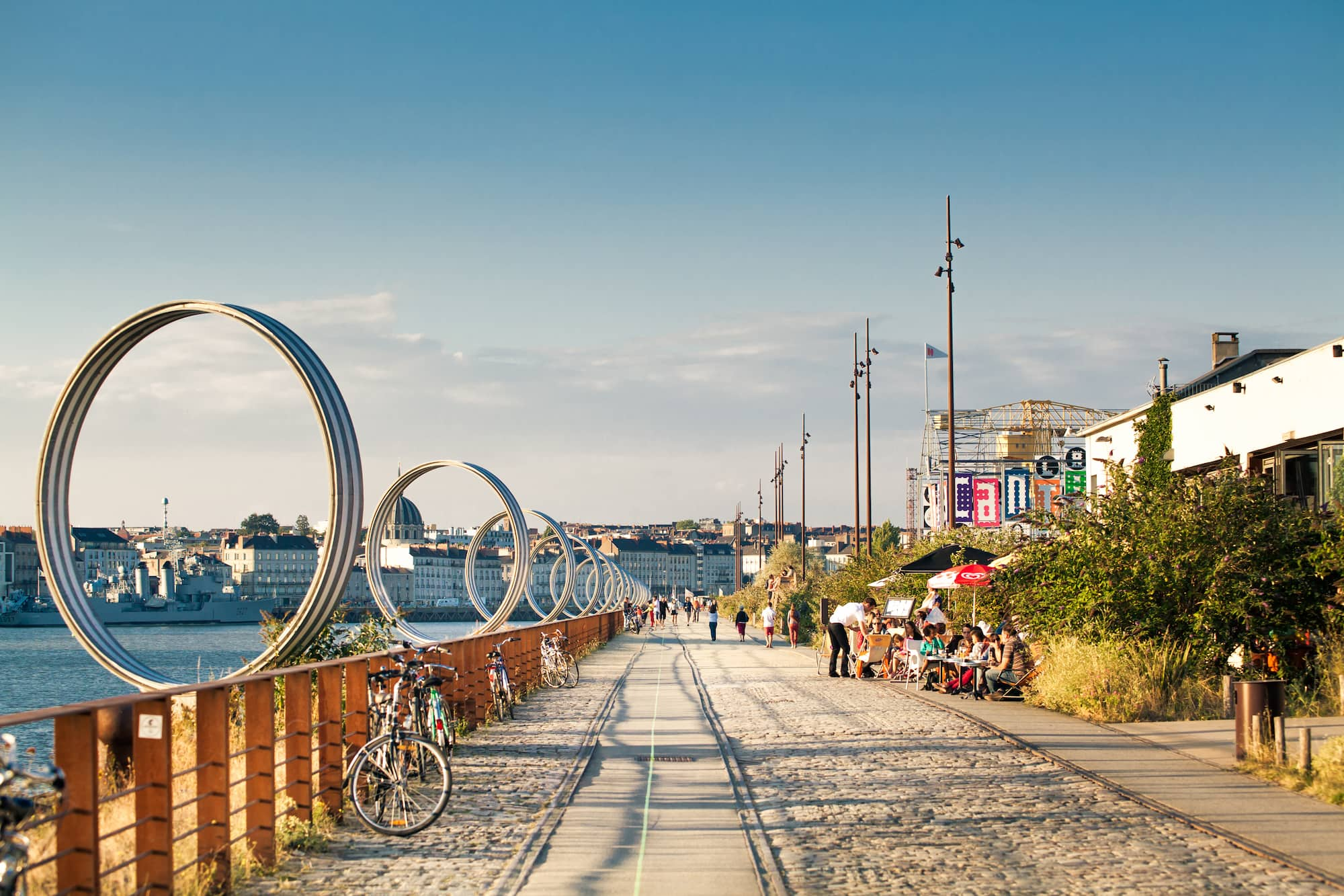 Les anneaux Nantes © V. Bauza Photothèque Loire-Atlantique