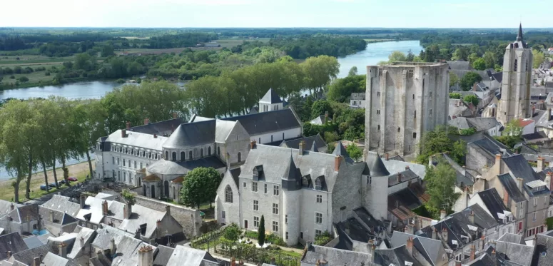 Beaugency vue du ciel