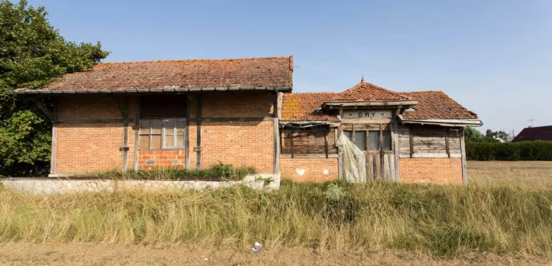 L'ancienne gare de Dry