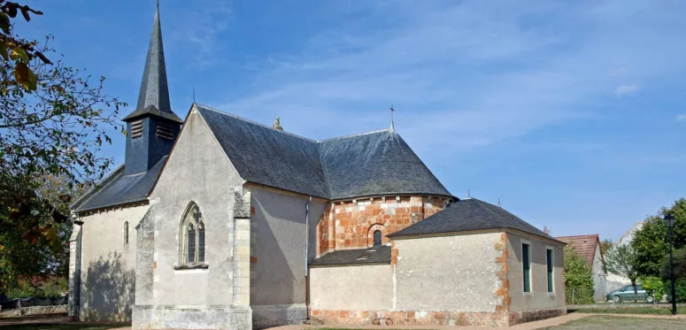 L'église romane de Saint André à Jussy-Champagne