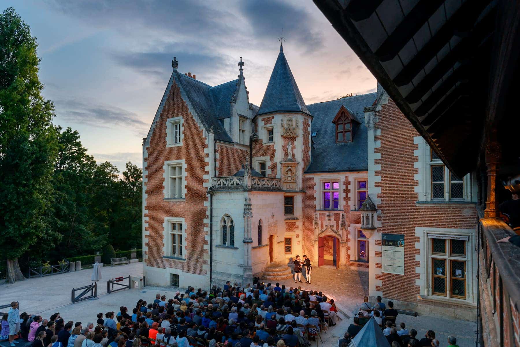 Nocturnes theatrales au Clos Lucé